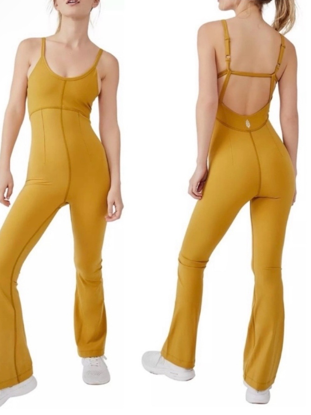 FP Movement All Star Onesie in Mustard Yellow Size XS